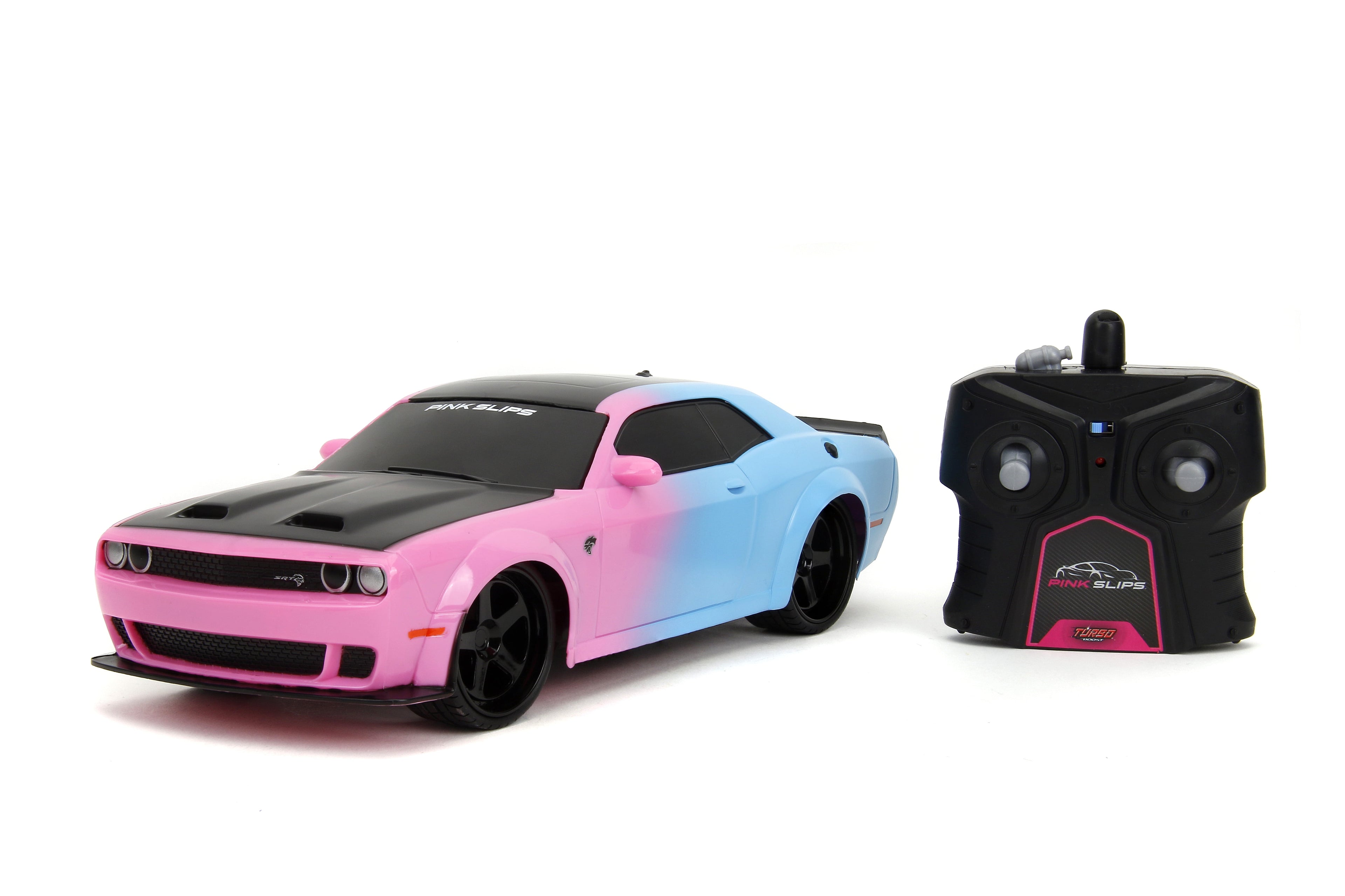 Pink Slips 1:16 Dodge Challenger Hellcat Widebody RC Radio Control Cars, Plastic, 6+