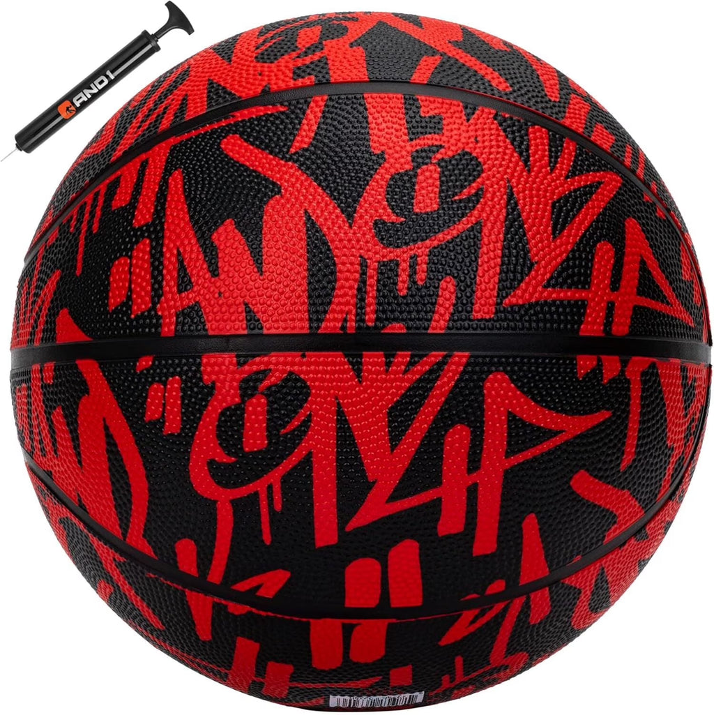 Fantom Graffiti Basketball: Official Regulation Size 5 (27.5") Rubber Basketball