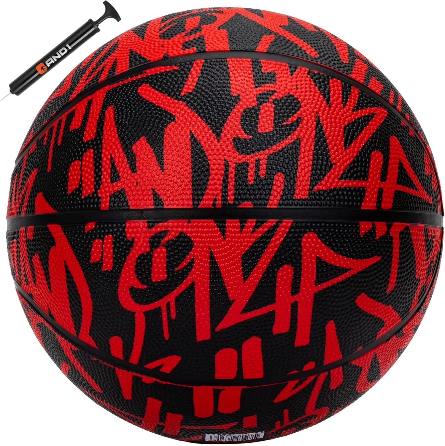 Fantom Graffiti Basketball: Official Regulation Size 5 (27.5") Rubber Basketball