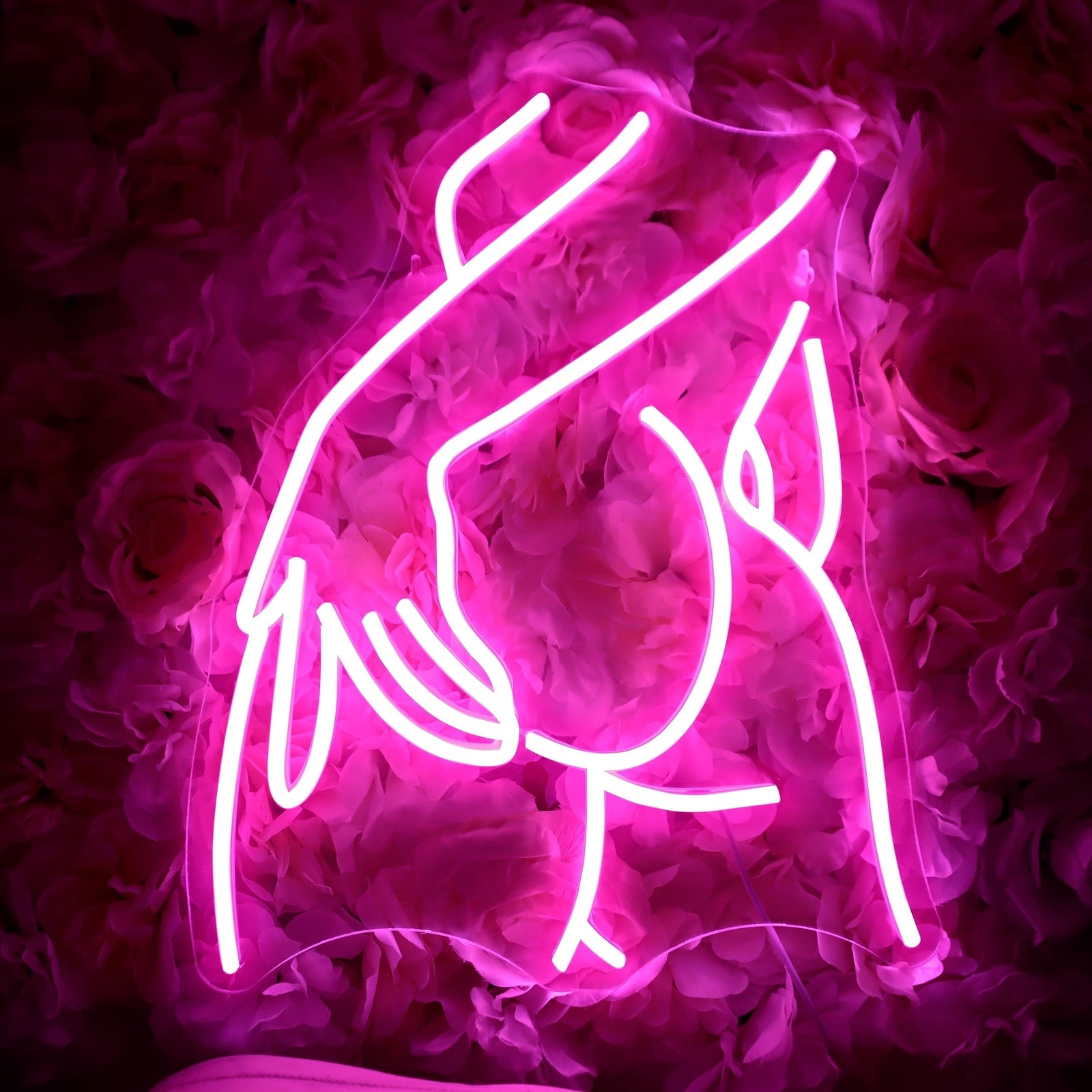 Pretty Ladies Body Neon Sign, Woman Body Neon Sign,Lady Buttocks Neon Sign, A...