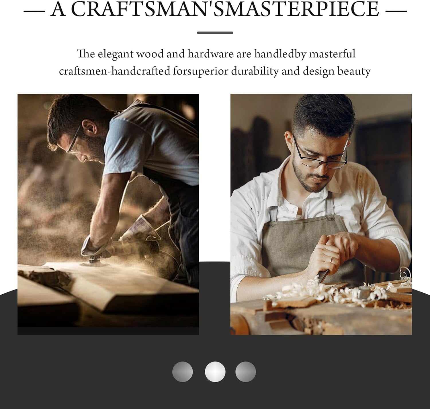 Bamboo Stash Boxes with Combination Lock, Upgraded with Metal Carrying Handle Ho