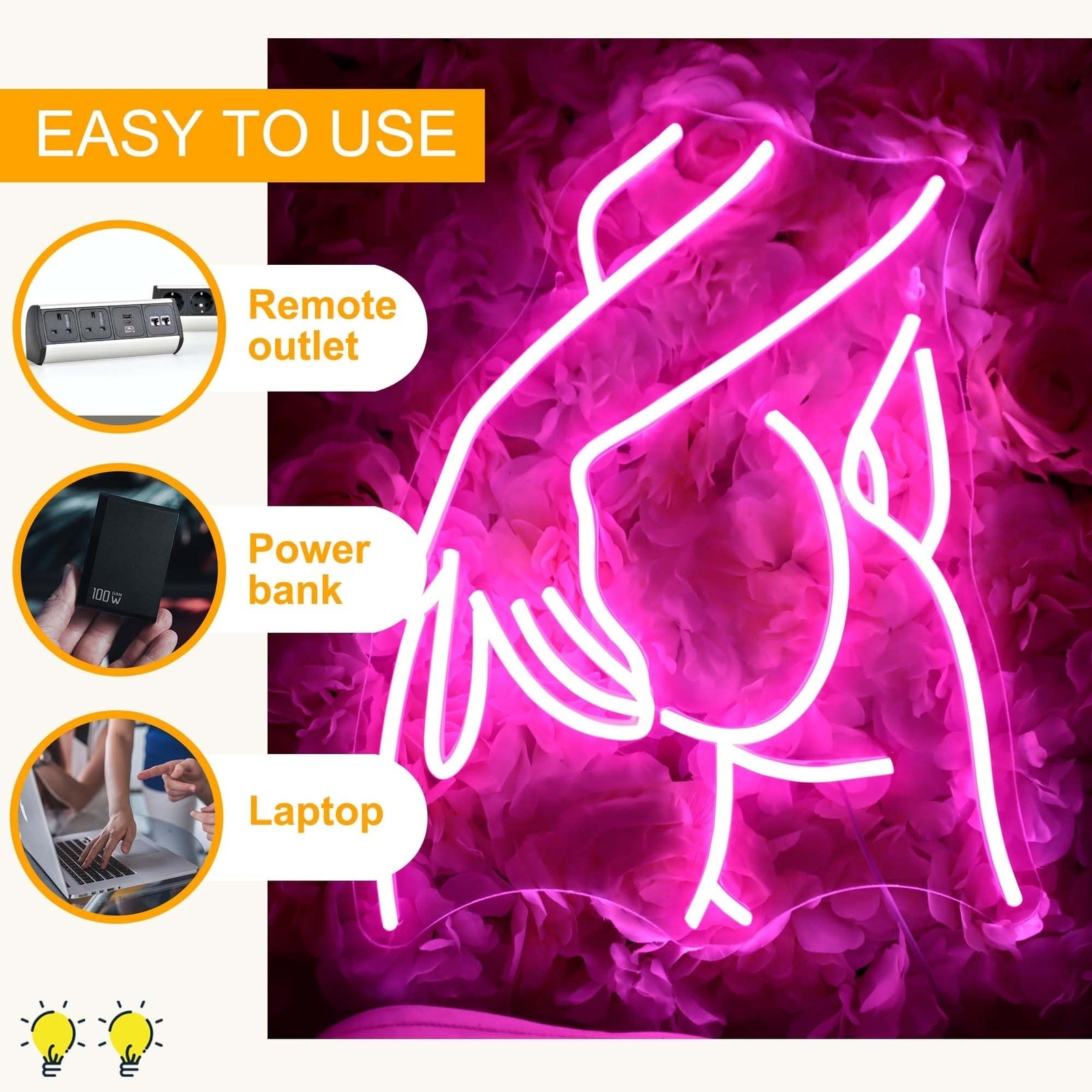 Pretty Ladies Body Neon Sign, Woman Body Neon Sign,Lady Buttocks Neon Sign, A...