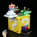 Light Kit for Lego Super Mario 64 Question Mark Block 71395 Building Set, Remote Control Version Lighting Kit Compatible with Lego 71395 (Just Light Kit,No Legos Model and Bricks)